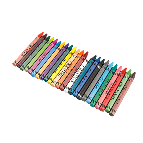 तेल चित्रकारी स्टिक र crayons बीचको भिन्नता।